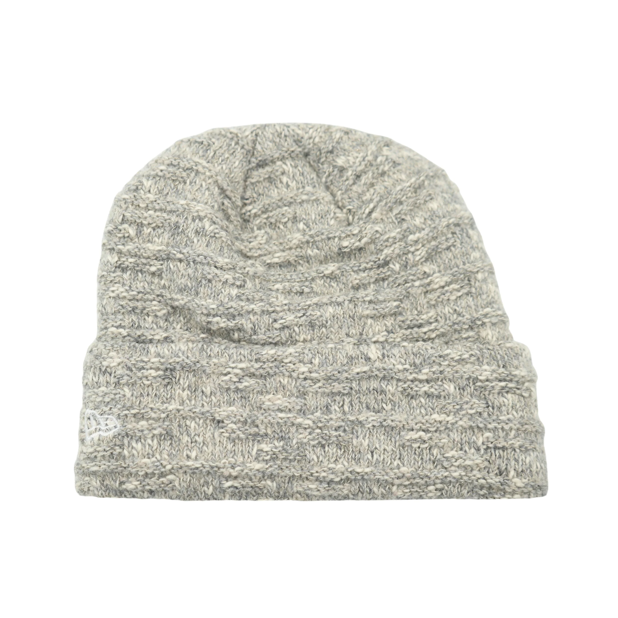 Women's New Era Buffalo Sabres Gray & White Sparkle Knit Beanie - Image 2