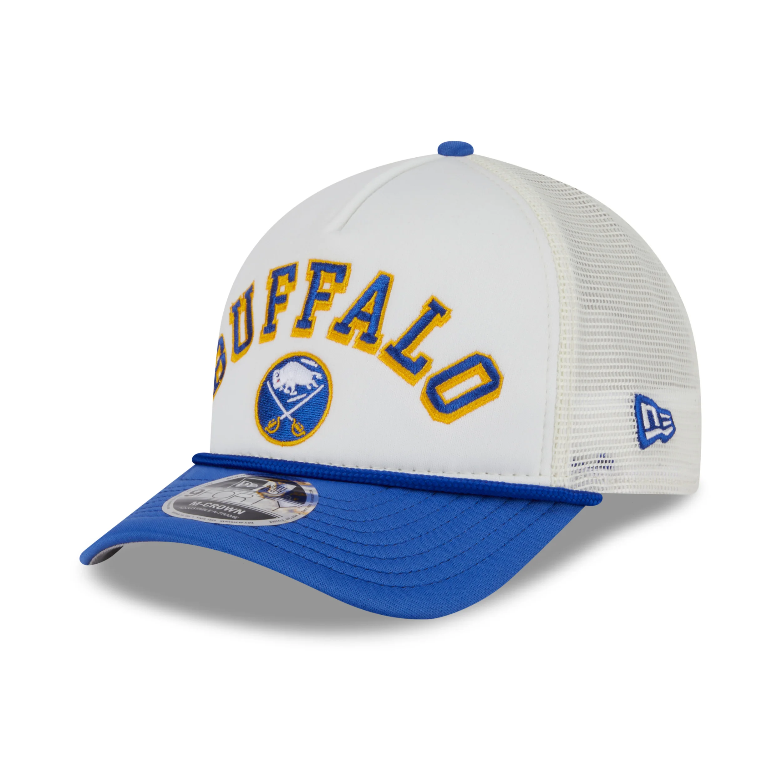 Youth New Era 9FORTY Buffalo Sabres Chrome A-Frame Hat