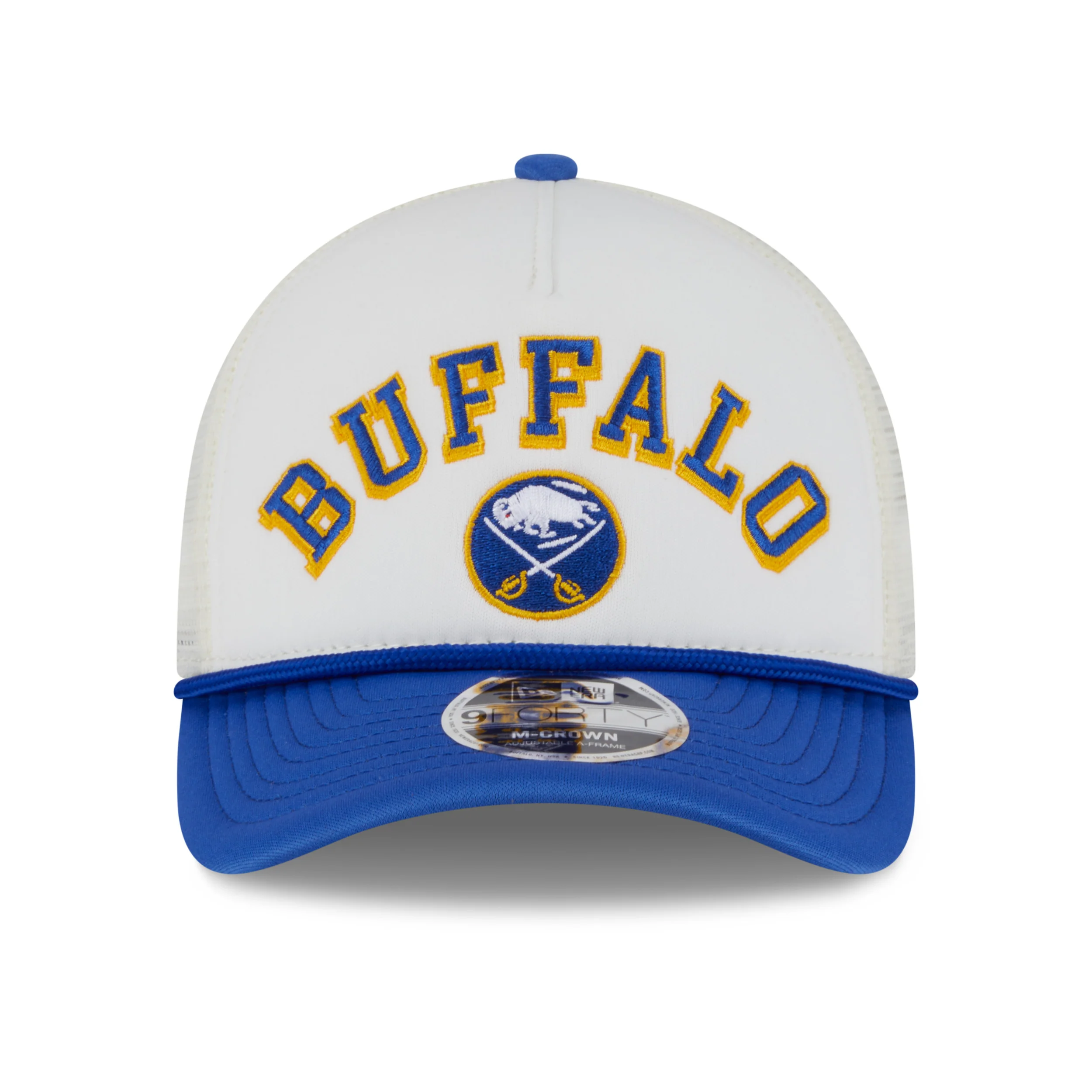 Youth New Era 9FORTY Buffalo Sabres Chrome A-Frame Hat - Image 2