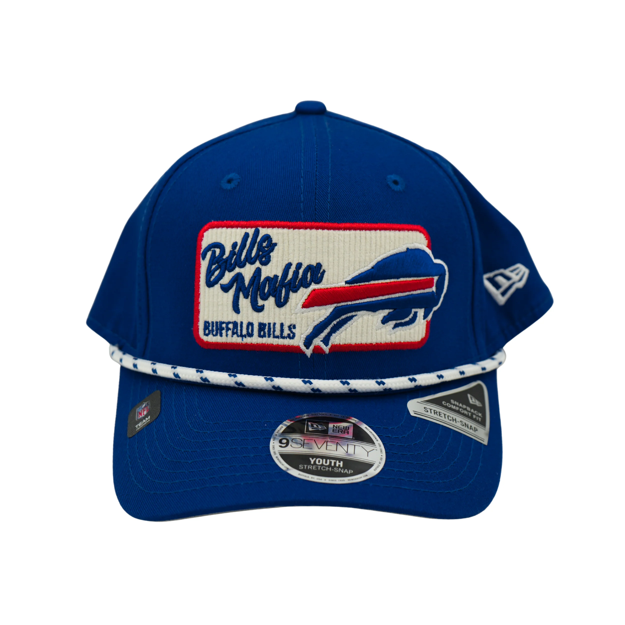 Youth New Era 9SEVENTY Buffalo Bills Mafia Logo Stretch-Snap Hat