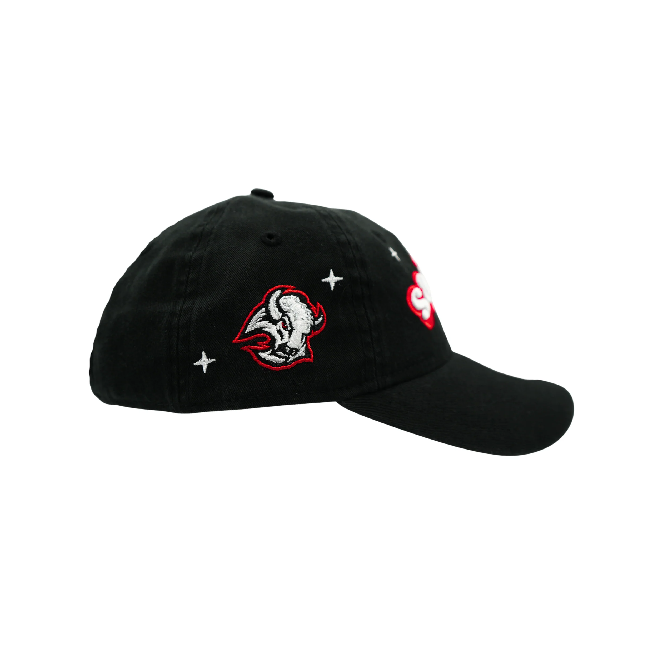 Youth New Era 9TWENTY Buffalo Sabres Alternate Logo Cheer Kids Adjustable Hat - Image 4